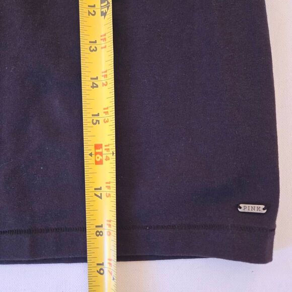 PINK Victoria's Secret Womens Pull On Stretch Straight Pencil Skirt  Black Large - Picture 6 of 8